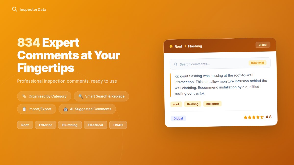 InspectorData Comment Library