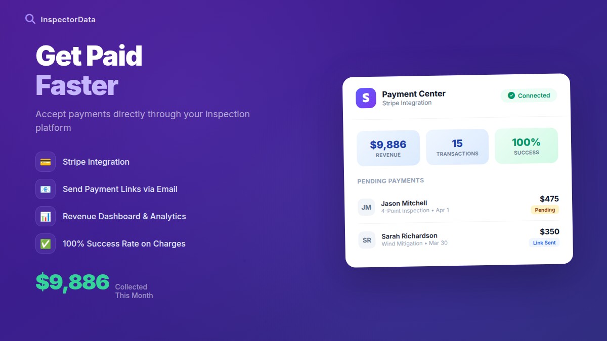 InspectorData Payment Processing